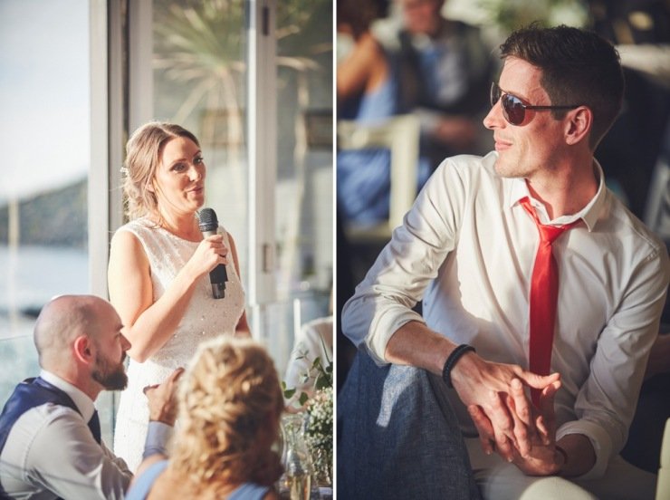 Wedding photography at Tunnels Beaches devon