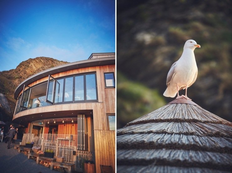 Wedding photography at Tunnels Beaches devon